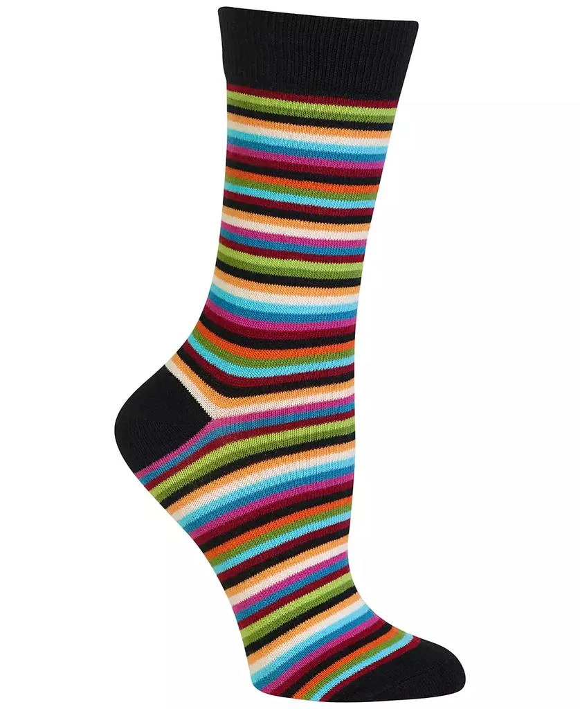 商品Hot Sox|Women's Stripe Fashion Crew Socks,价格¥70,第1张图片