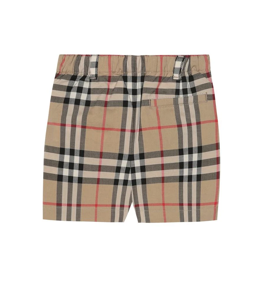 商品Burberry|Baby Check棉质短裤,价格¥1466,第4张图片详细描述