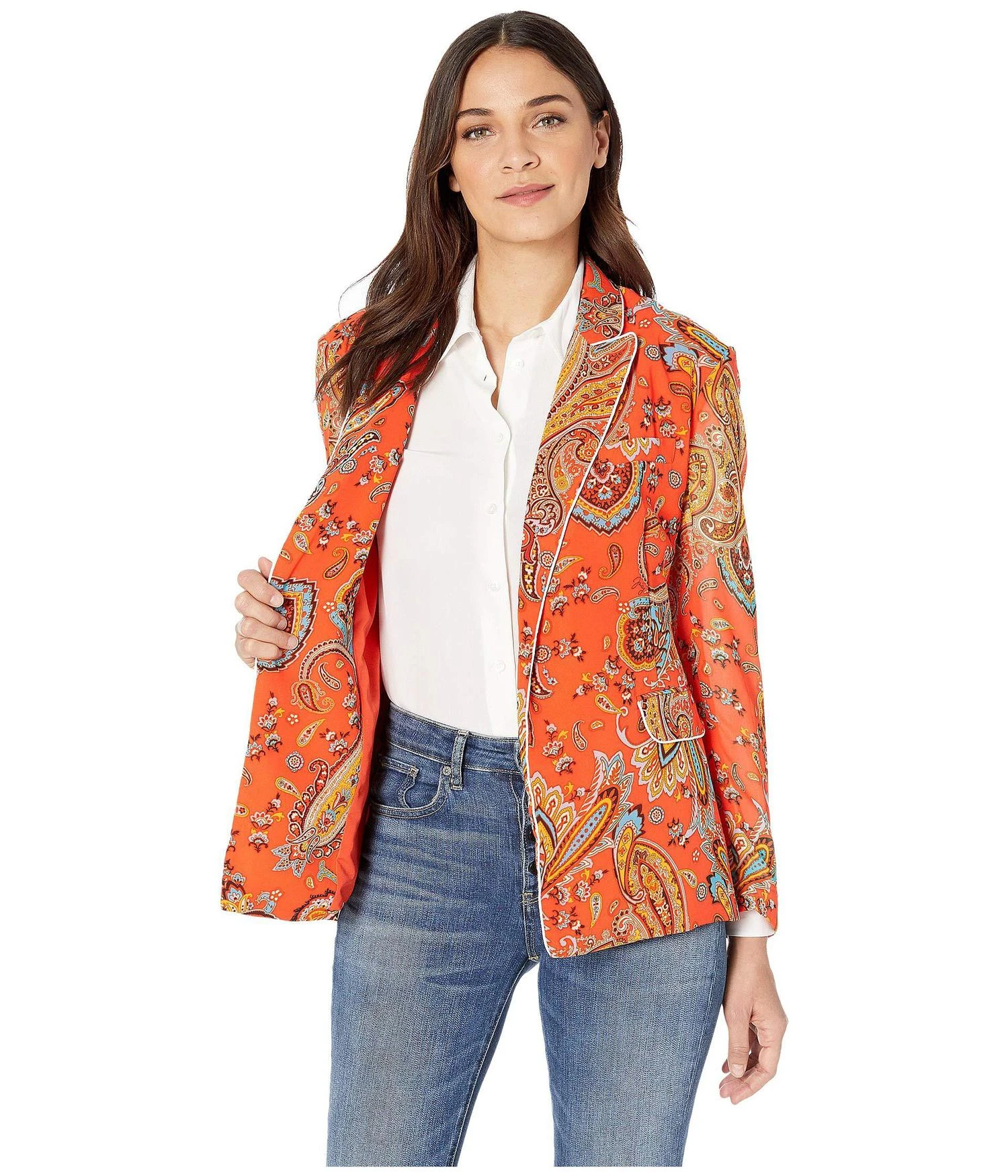 商品Juicy Couture|Rustic Paisley Blazer,价格¥169,第5张图片详细描述