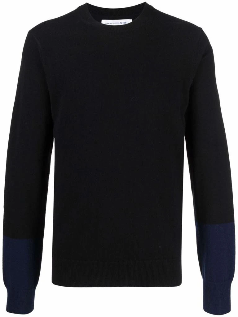 商品Comme des Garcons|COMME DES GARÇONS Wool crewneck sweater,价格¥1251,第1张图片