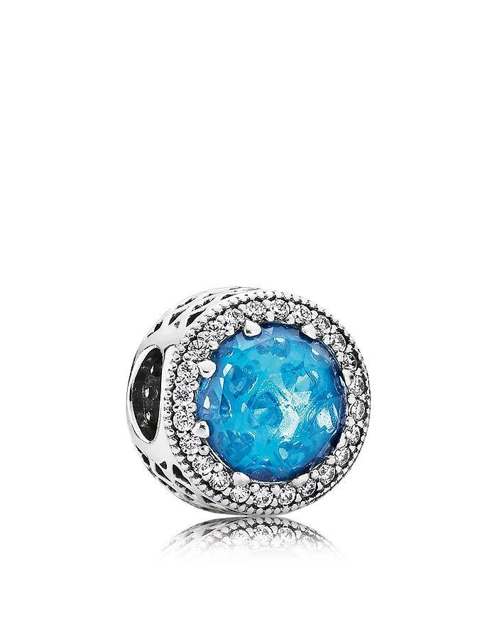 商品PANDORA|纯银，立方氧化锆，和天蓝水晶 时光系列,价格¥593,第1张图片