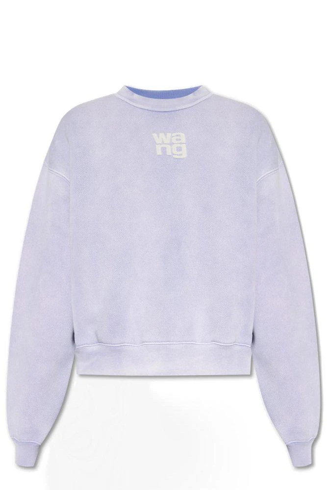 商品Alexander Wang|T By Alexander Wang Logo-Printed Crewneck Sweatshirt,价格¥2995,第1张图片