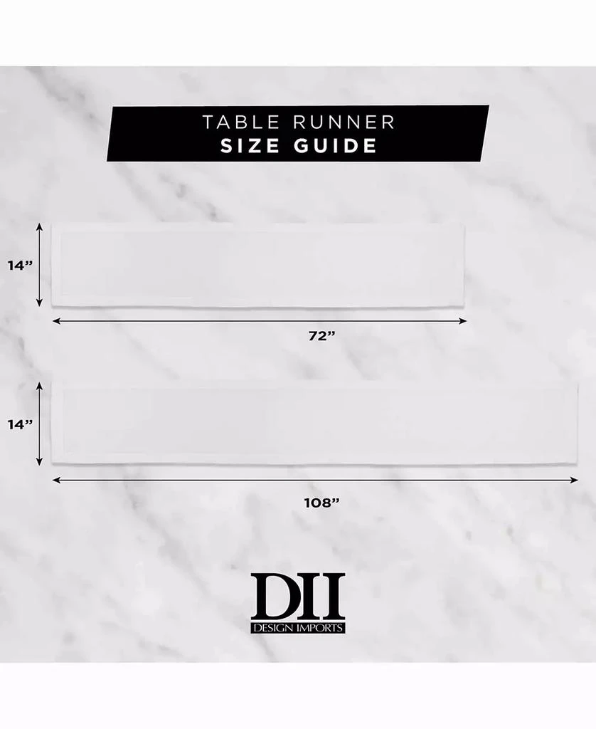 商品Design Imports|Outdoor Table Runner with Zipper 14" X 72",价格¥179,第5张图片详细描述
