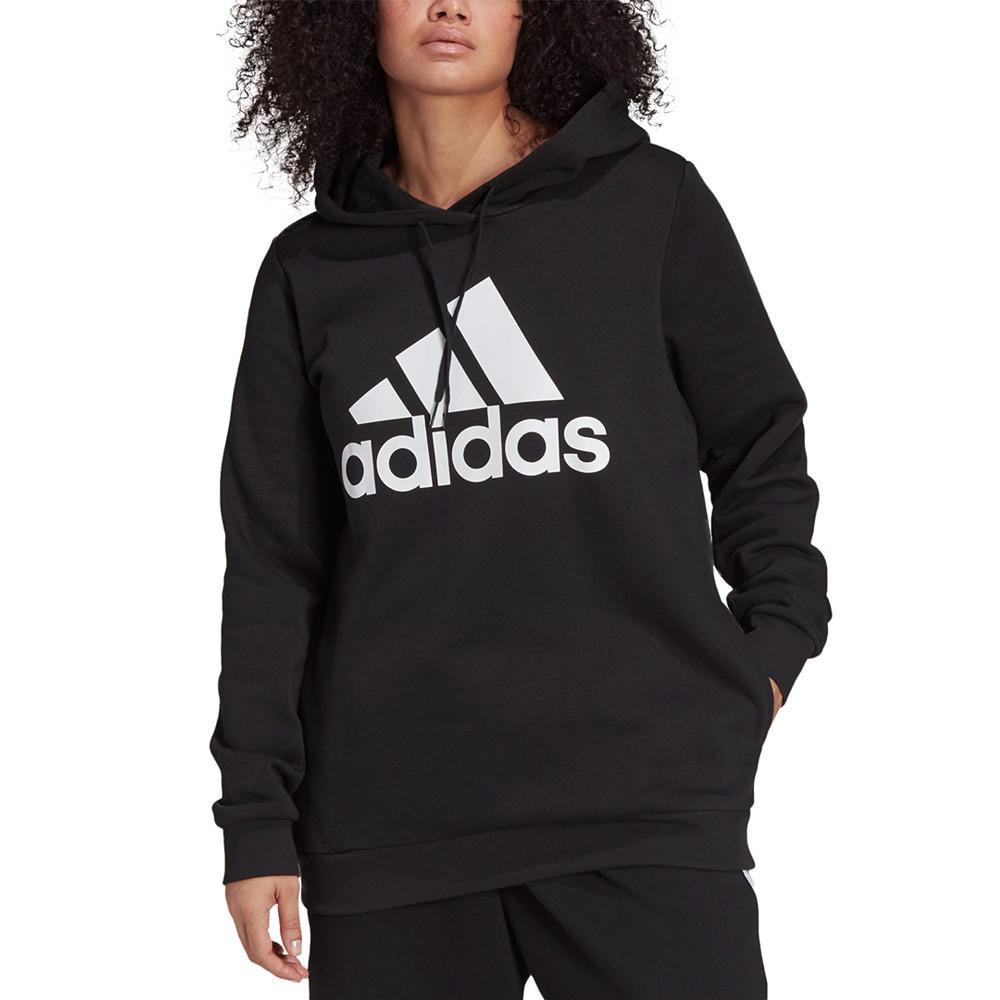 商品Adidas|Plus Size Essentials Logo Fleece Hoodie,价格¥348,第1张图片