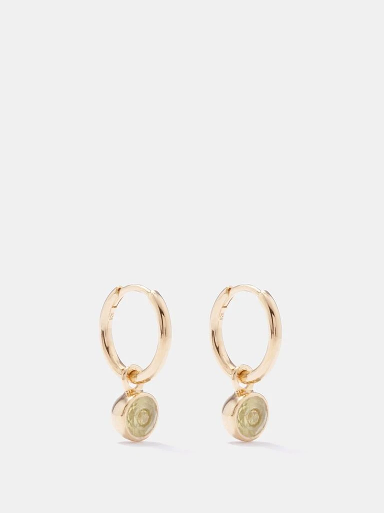 商品Theodora Warre|Topaz, sapphire & gold-plated silver earrings,价格¥1635,第1张图片