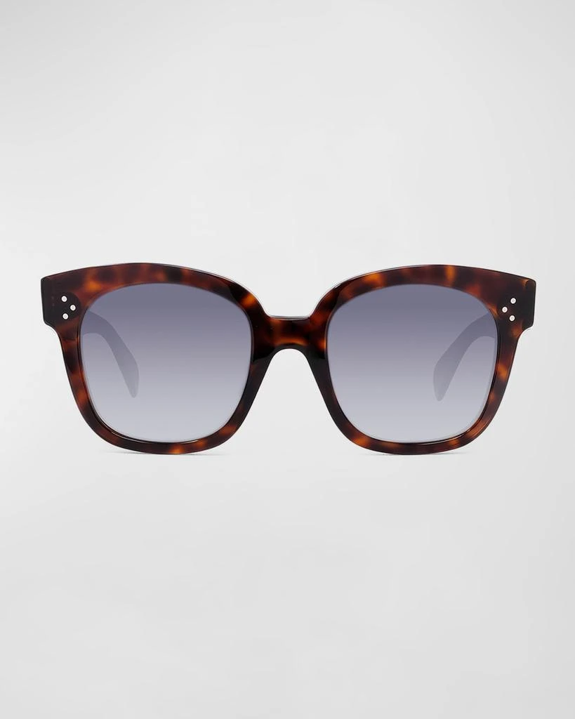 商品Celine|Square Polarized Acetate Sunglasses, Blue Pattern,价格¥3917,第3张图片详细描述