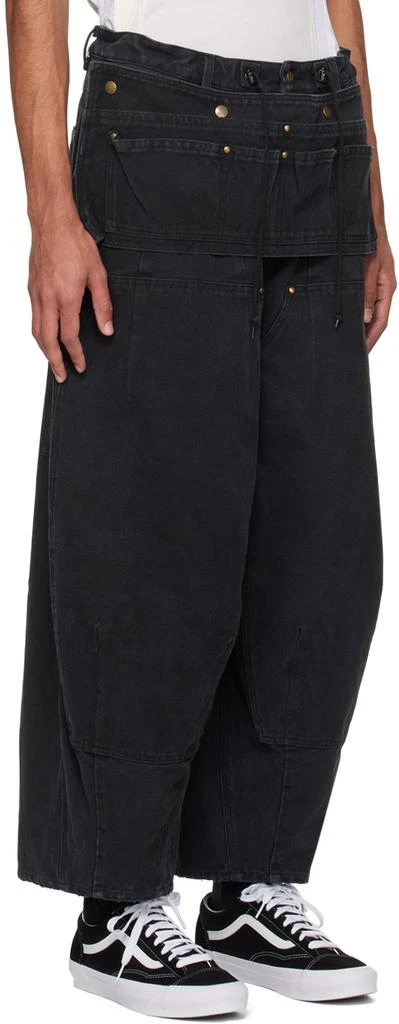 商品Needles|Black H.D. Apron Trousers,价格¥2812,第2张图片详细描述
