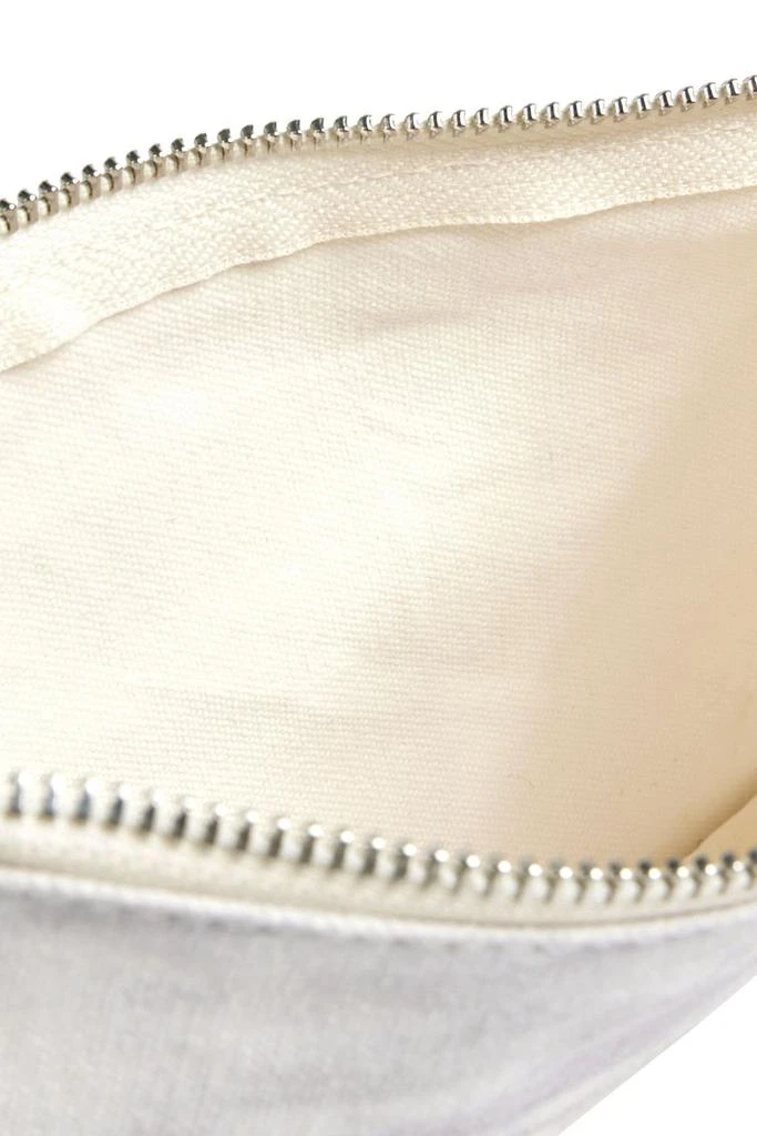 商品Ganni|Printed organic cotton-canvas pouch,价格¥142,第5张图片详细描述