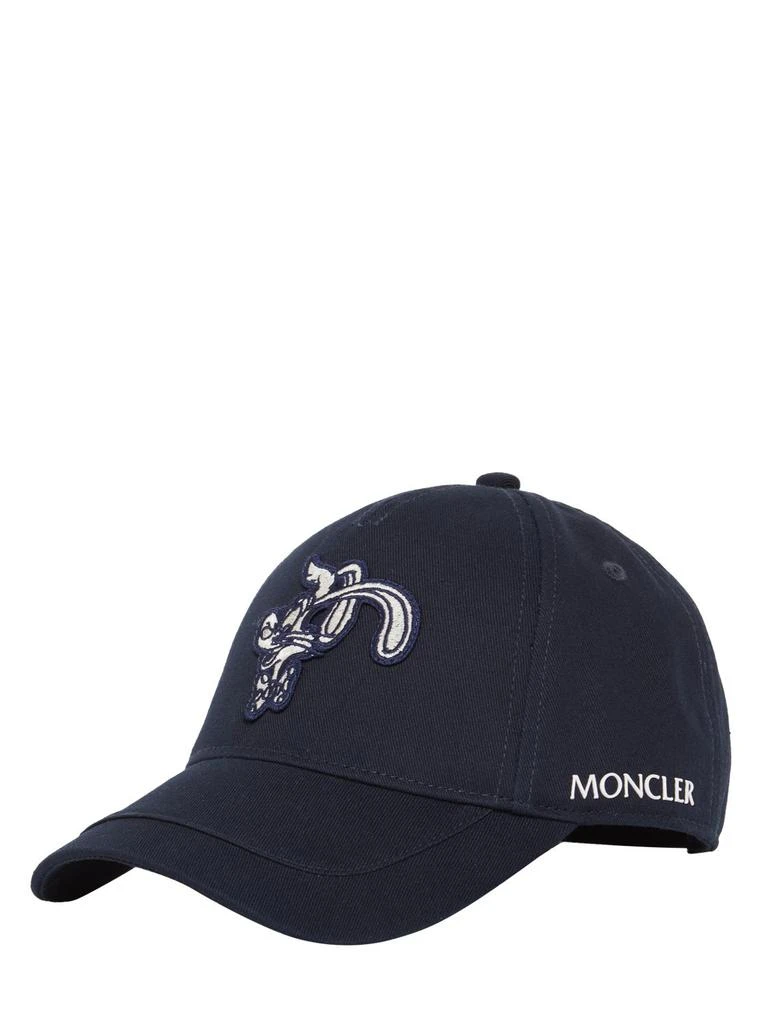 商品Moncler|Logo Cotton Baseball Cap,价格¥2180,第1张图片详细描述