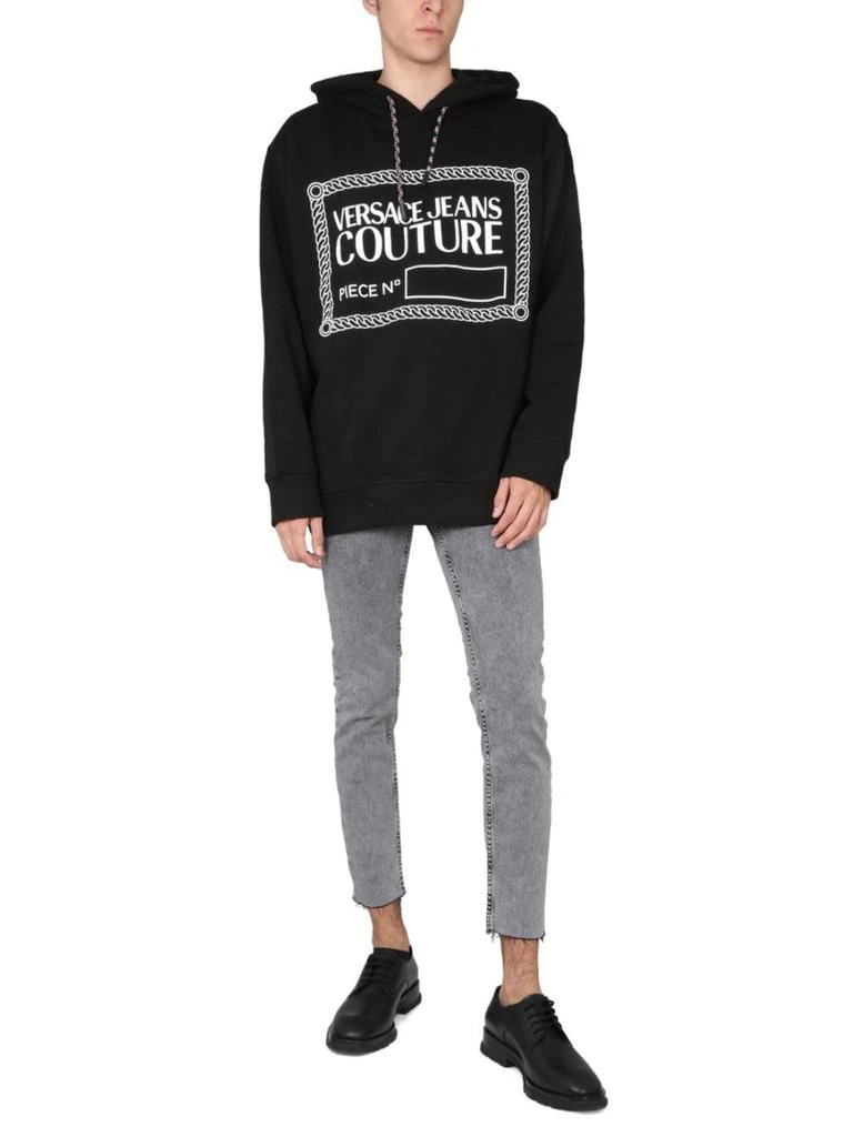 商品Versace|Versace jeans men's black other materials sweatshirt,价格¥2939,第3张图片详细描述
