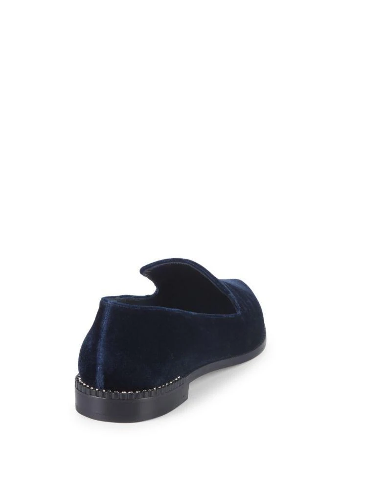 商品Stuart Weitzman|Runatab Velvet Loafers,价格¥1104,第2张图片详细描述