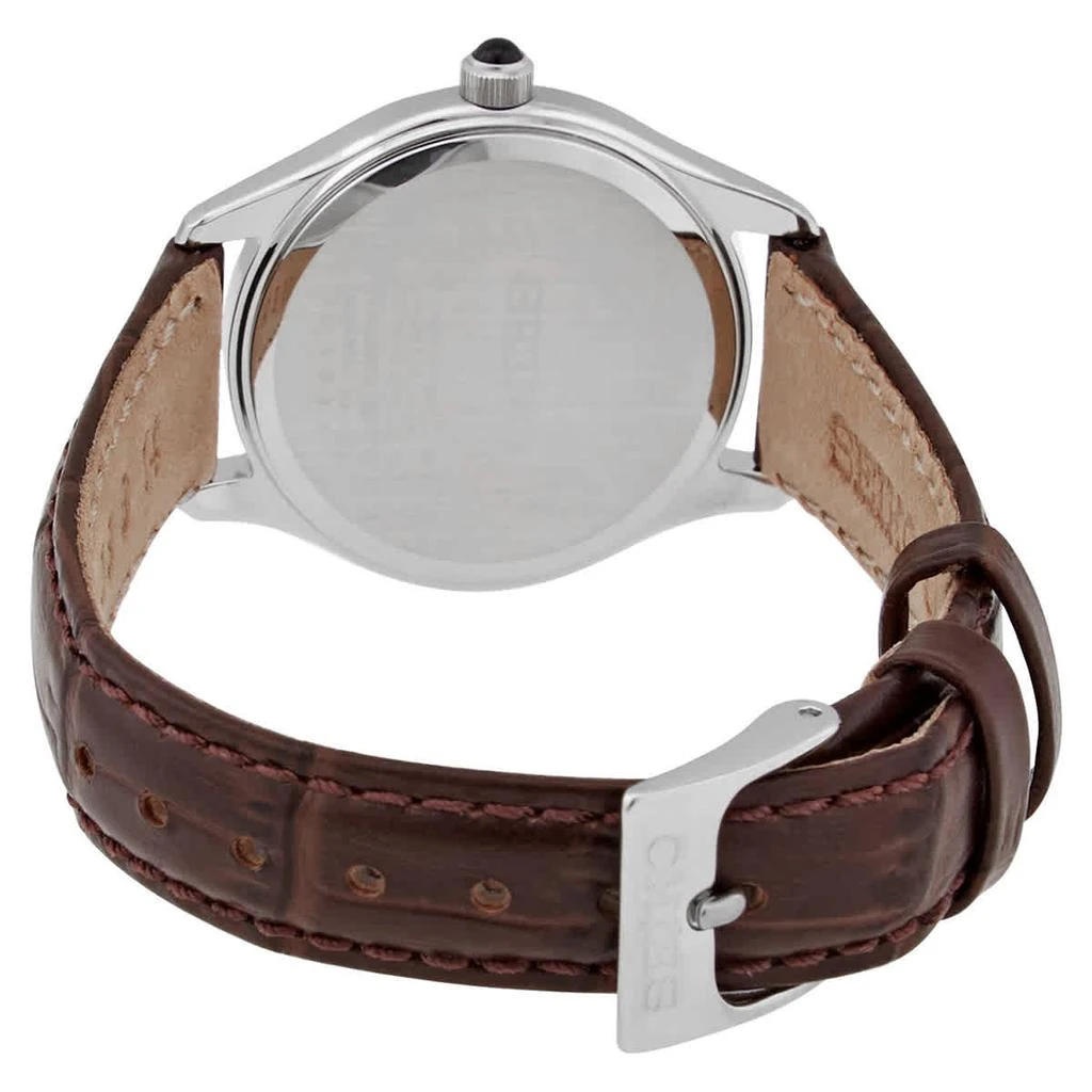 商品Seiko|Quartz White Dial Brown Leather Ladies Watch SWR071P1,价格¥692,第3张图片详细描述