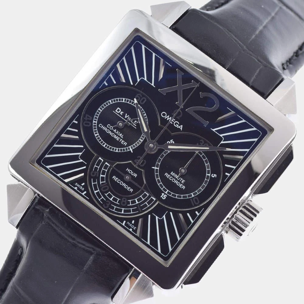 商品[二手商品] Omega|Omega Black Stainless Steel De Ville Co-Axial 423.13.37.50.01.001 Automatic Men's Wristwatch 37 mm,价格¥19463,第2张图片详细描述