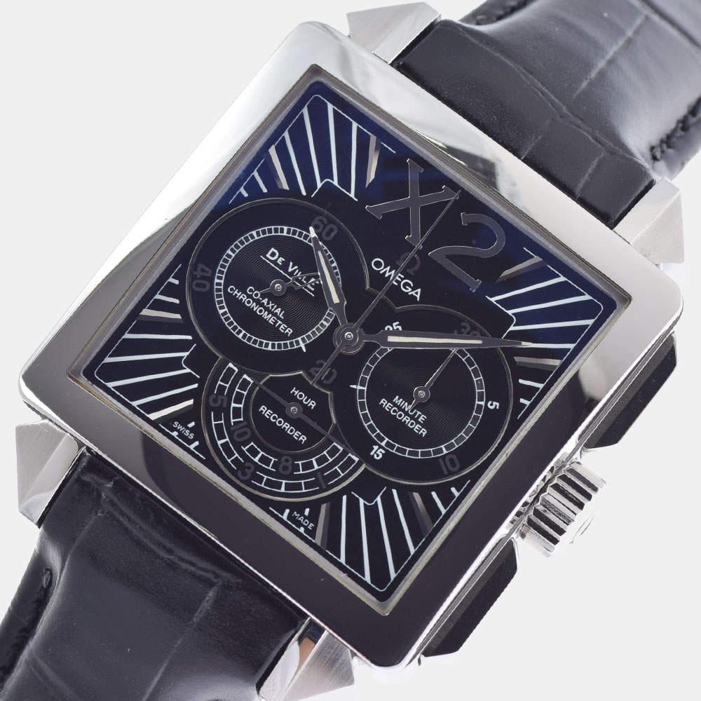 商品[二手商品] Omega|Omega Black Stainless Steel De Ville Co-Axial 423.13.37.50.01.001 Automatic Men's Wristwatch 37 mm,价格¥18246,第4张图片详细描述