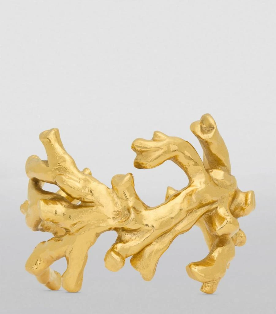 商品Yves Saint Laurent|Gold-Tone Coral Cuff Bracelet,价格¥10628,第2张图片详细描述