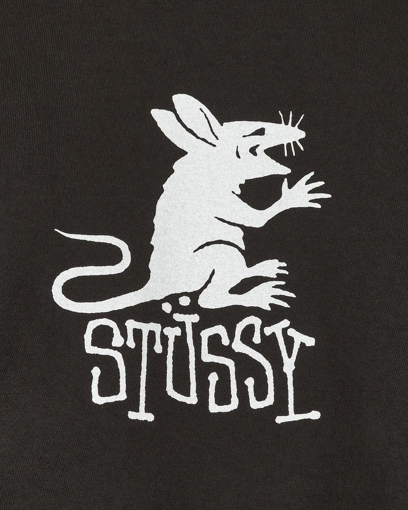 商品STUSSY|Rat Pigment Dyed T-Shirt Black,价格¥427,第5张图片详细描述