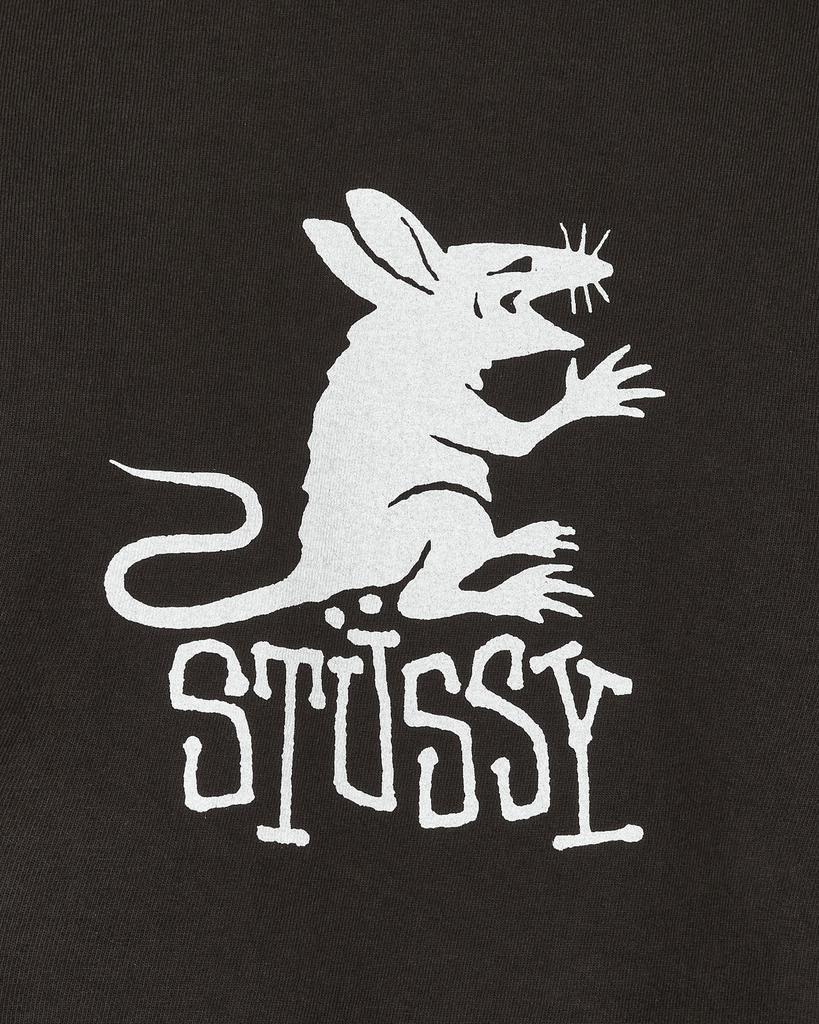 商品STUSSY|Rat Pigment Dyed T-Shirt Black,价格¥409,第7张图片详细描述