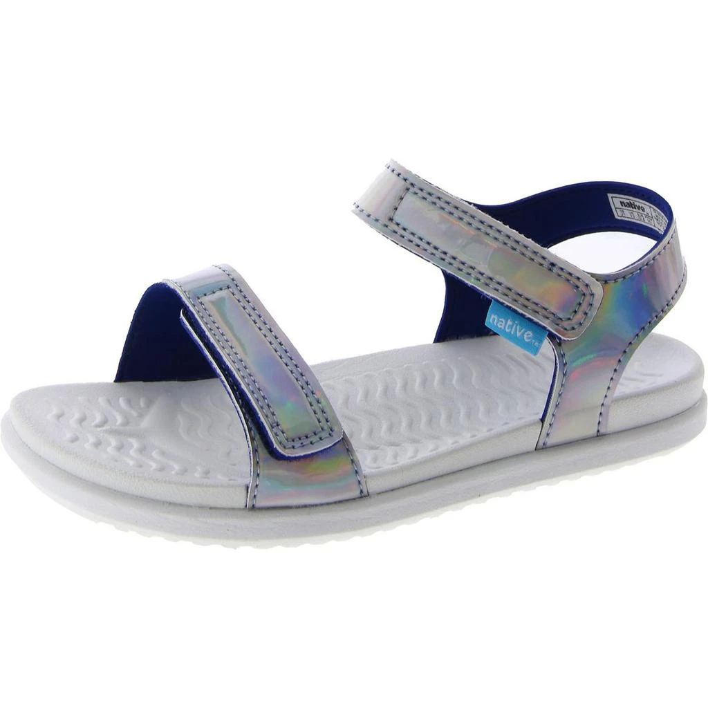 商品Native|Native Girls Charley Hologram Little Kid Metallic Sport Sandals,价格¥138,第1张图片