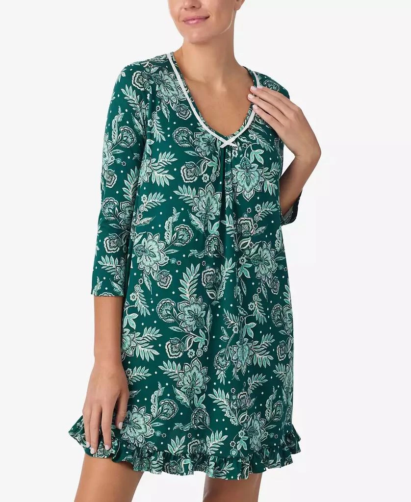 商品Ellen Tracy|Women's Printed V-Neck Chemise,价格¥253,第4张图片详细描述