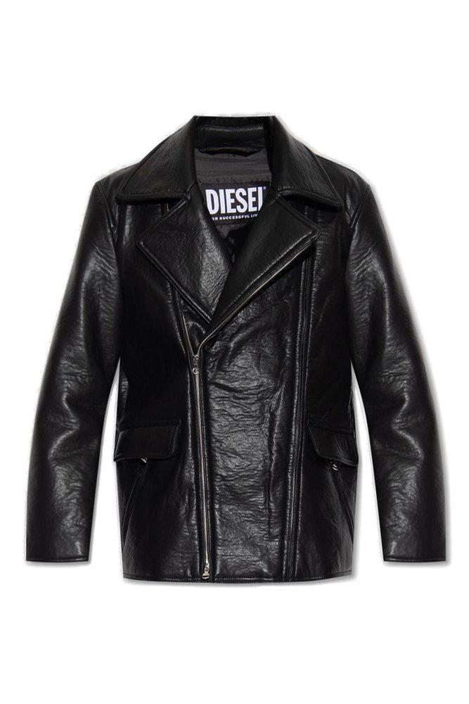 Diesel J Rego Zipped Long-Sleeved Jacket商品第1张图片规格展示