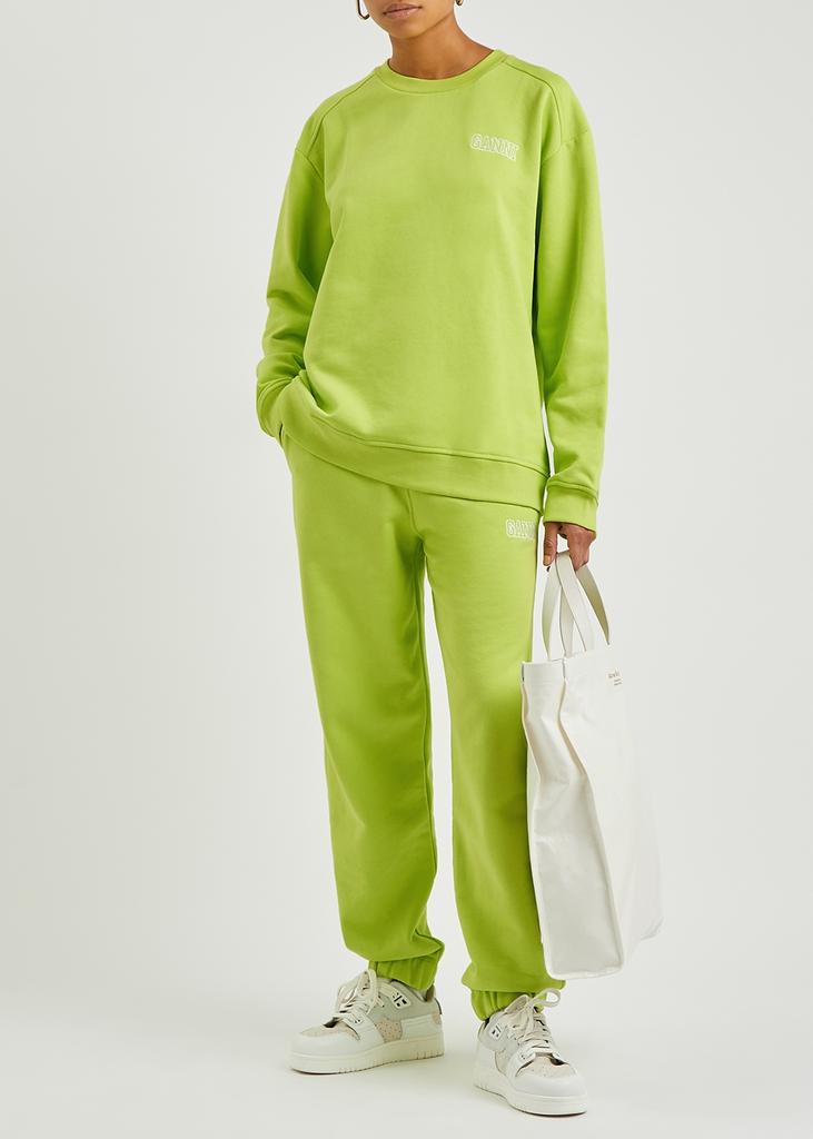 Software neon green cotton-blend sweatshirt商品第4张图片规格展示