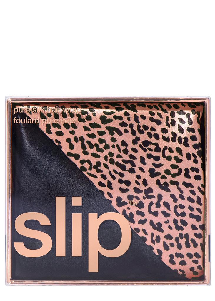 Slip Pure Silk Hair Wrap - Wild Leopard商品第1张图片规格展示