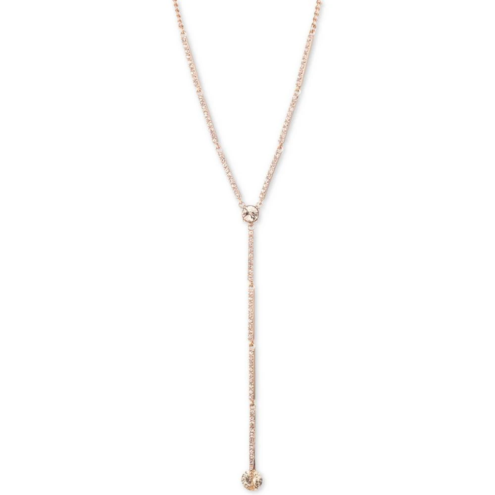 商品Givenchy|Crystal Lariat Necklace, 16"' + 3" extender,价格¥500,第1张图片详细描述