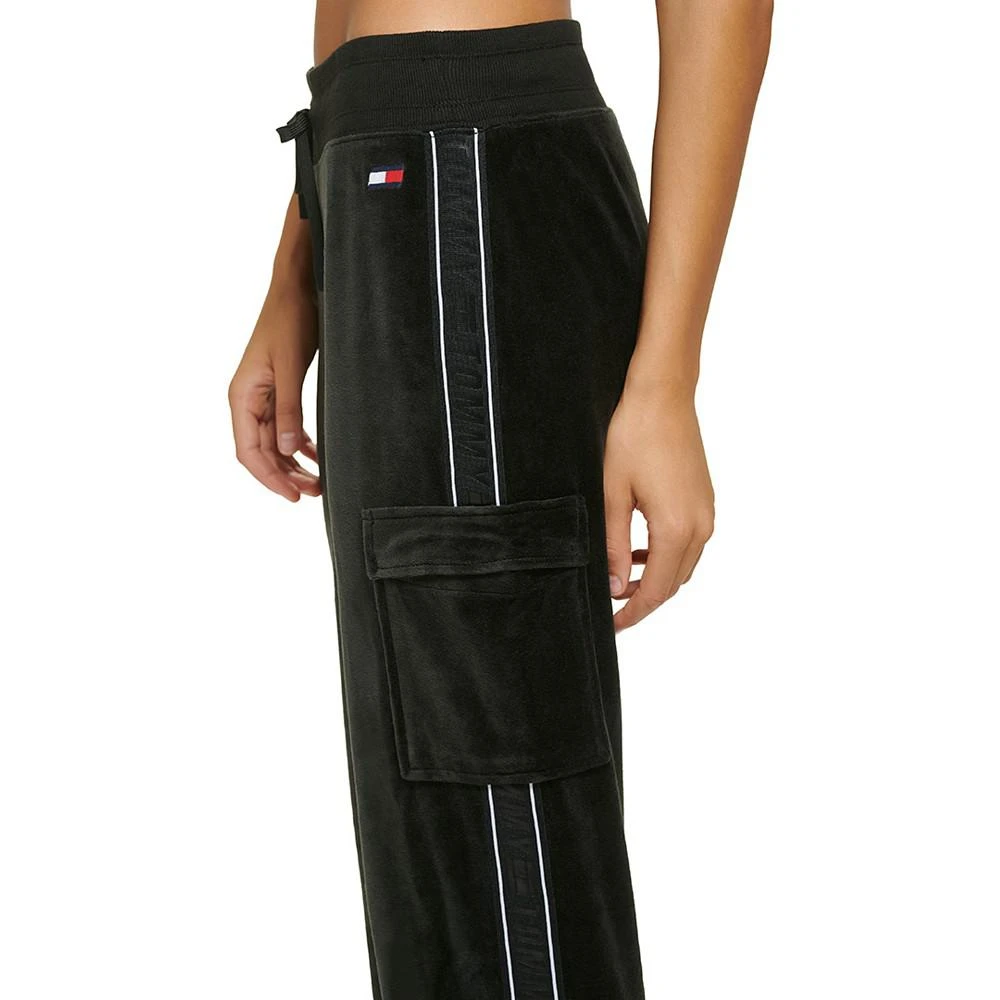 商品Tommy Hilfiger|Women's Velour Cargo Jogger Pants,价格¥263,第3张图片详细描述