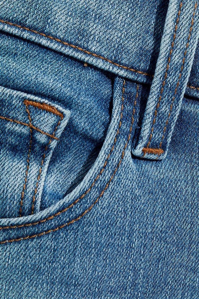 商品J Brand|Faded mid-rise bootcut jeans,价格¥496,第4张图片详细描述