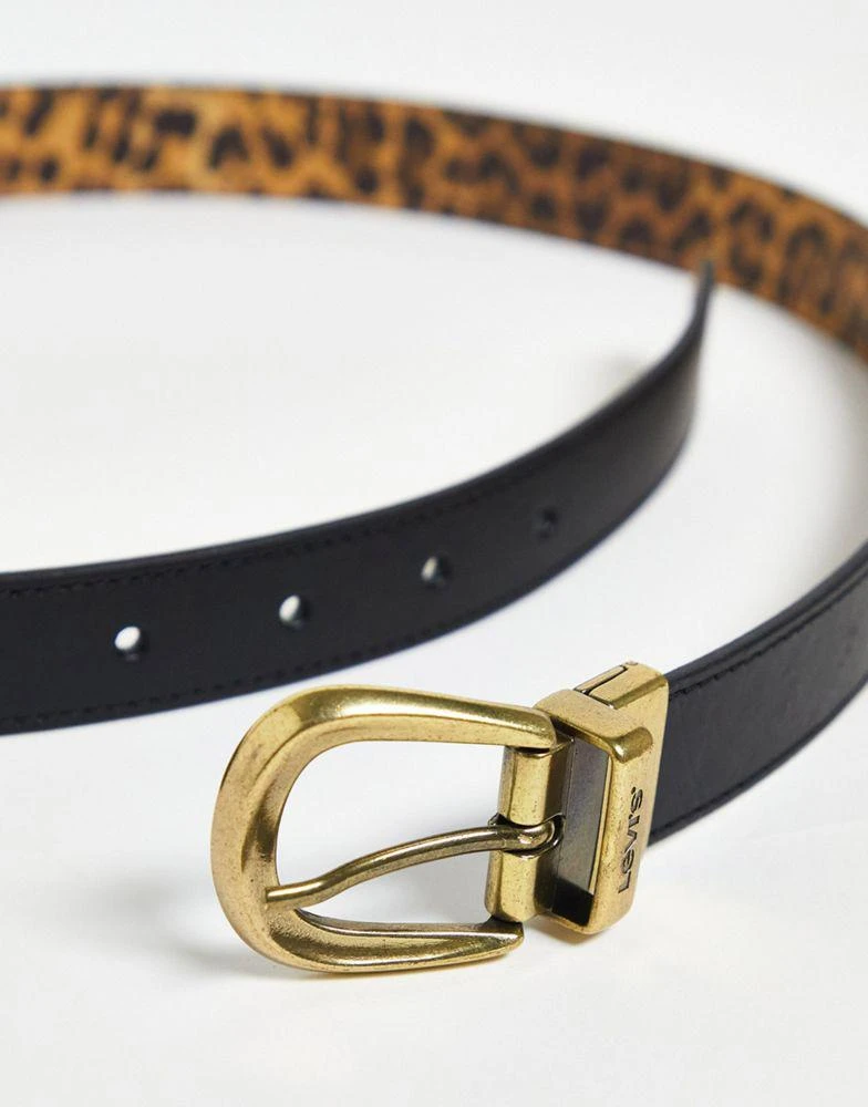 商品Levi's|Levi's reversible belt in leopard print,价格¥277,第2张图片详细描述