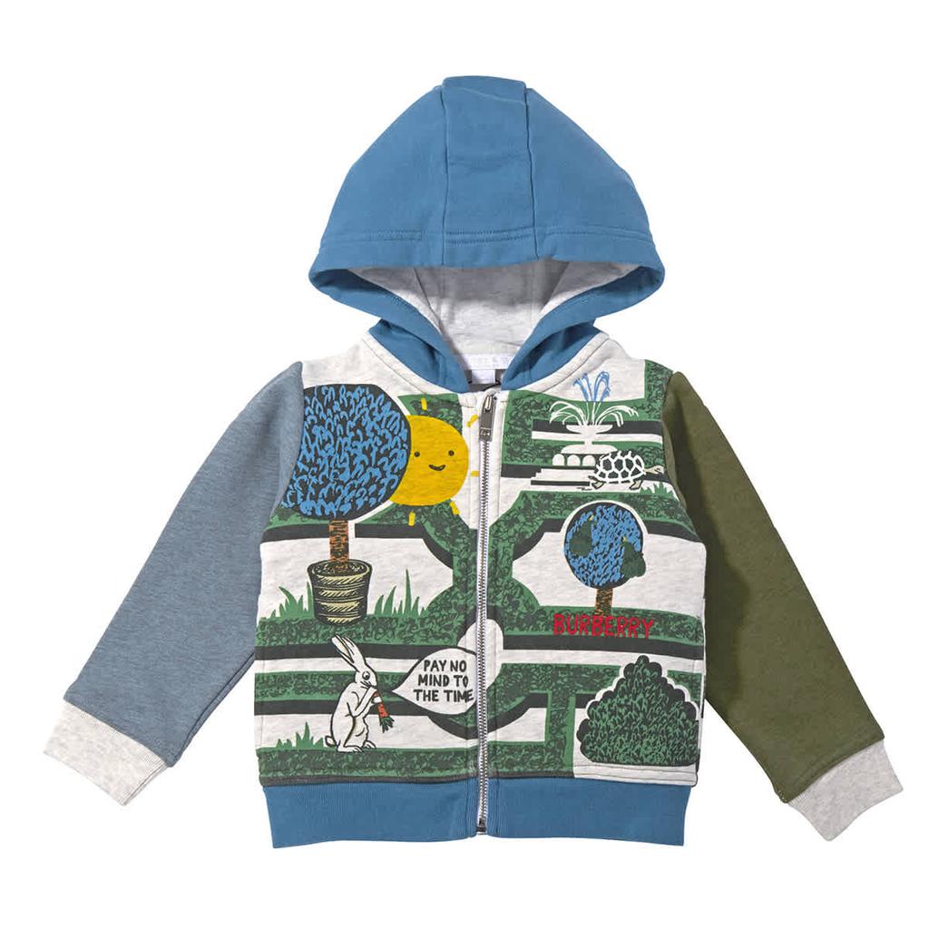 Burberry Kids Maze Multicolor Sweatshirt, Size 6 Months商品第1张图片规格展示