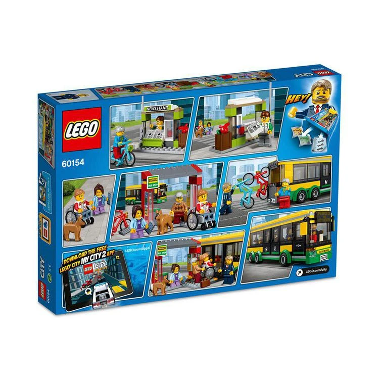 商品LEGO|City 337-Pc. Town Bus Station Set,价格¥373,第3张图片详细描述