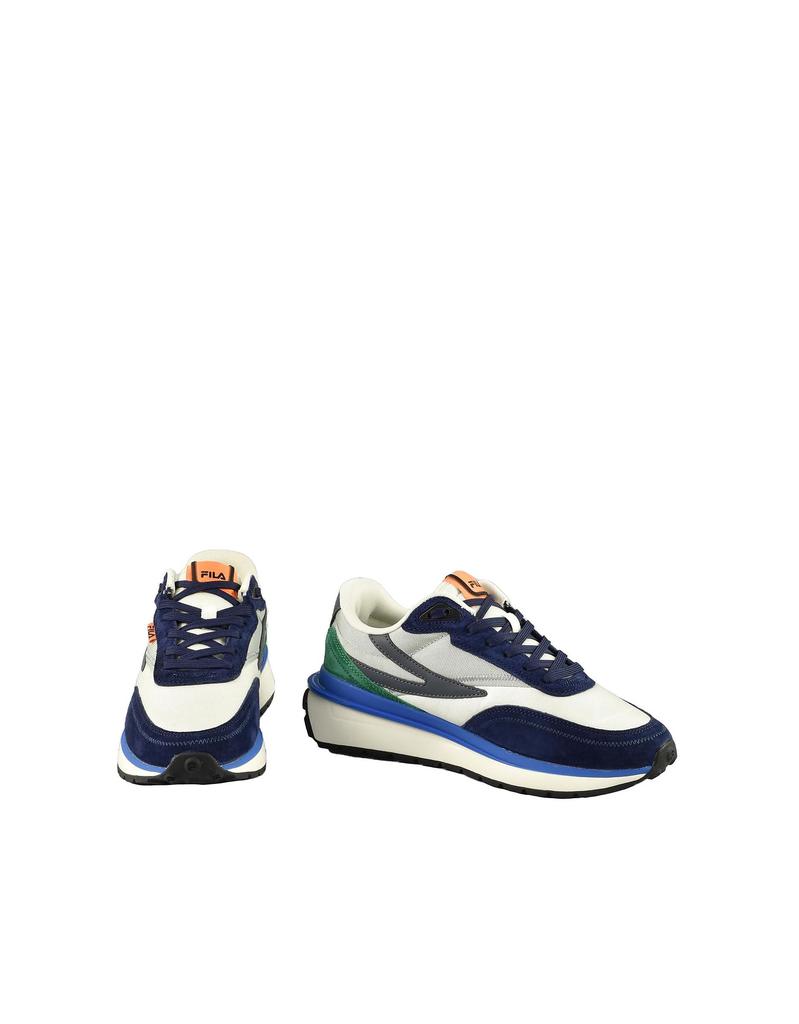Men's White / Blue Sneakers商品第2张图片规格展示