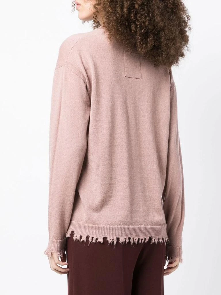商品Uma Wang|UMA WANG WOMEN LONG SLEEVE V NECK TOP,价格¥1635,第2张图片详细描述