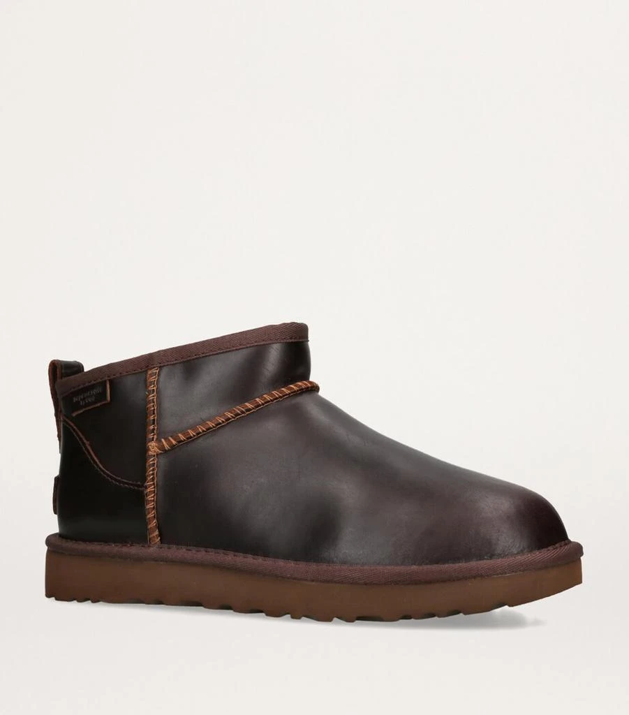 商品UGG|Leather Classic Ultra Mini Regen Boots,价格¥1468,第3张图片详细描述