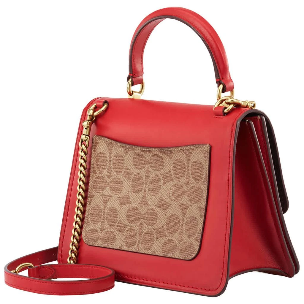 商品Coach|Coach Red Ladies Parker Top Handle Bag In Signature Canvas,价格¥1312,第3张图片详细描述