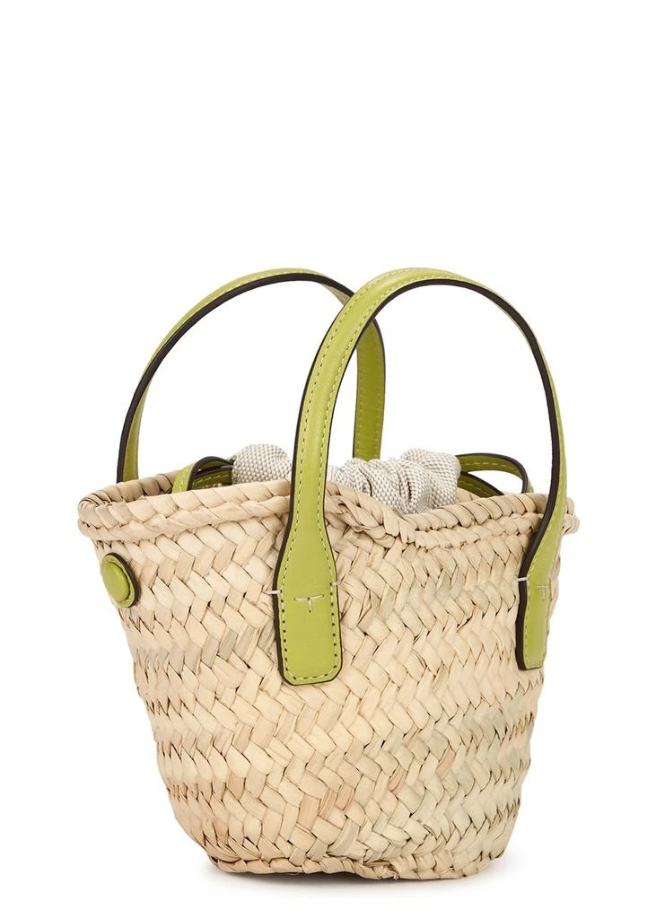 商品Tory Burch|Ella mini sand logo straw basket bag,价格¥4655,第2张图片详细描述