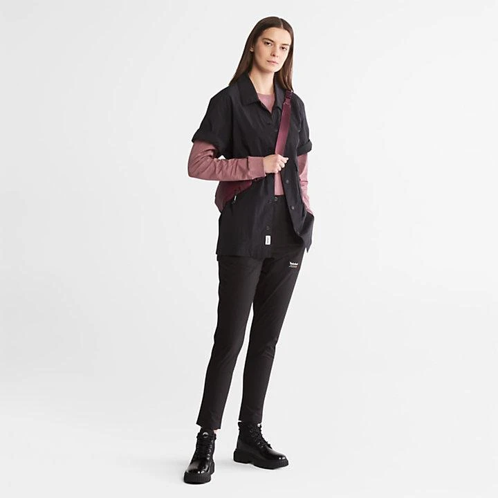 商品Timberland|Anti-Odour Supima® Cotton Long-sleeved T-Shirt for Women in Dark Pink,价格¥212,第3张图片详细描述