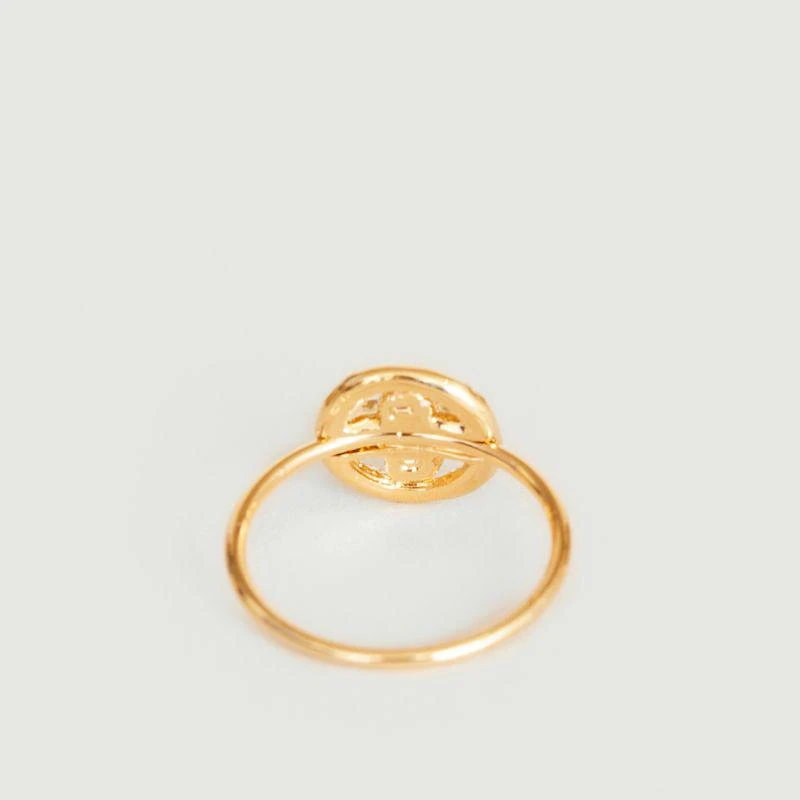 商品Louise Damas|Madeleine ring Gold LOUISE DAMAS,价格¥355,第3张图片详细描述