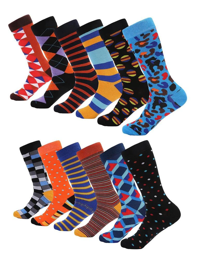 商品Mio Marino|Crew Cut Dress Socks - Assorted Designs,价格¥303,第1张图片