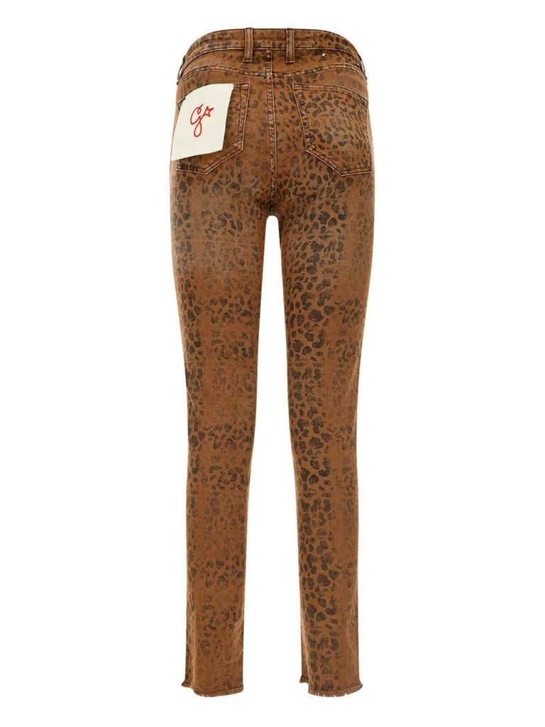 商品Golden Goose|Golden Goose Deluxe Brand Leopard Printed Skinny Jeans,价格¥1318,第2张图片详细描述