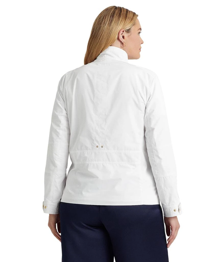 商品Ralph Lauren|Plus Size Water-Repellent Taffeta Field Jacket,价格¥1523,第2张图片详细描述