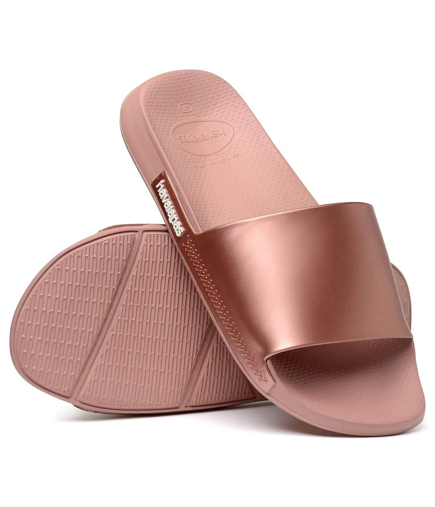 商品Havaianas|Slide Classic Metallic Flip-Flop Sandal,价格¥302,第3张图片详细描述