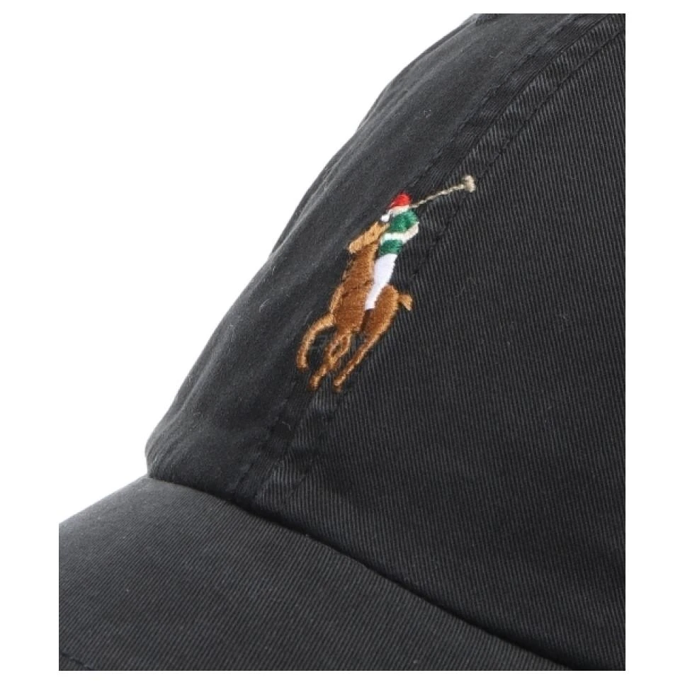 商品[国内直发] Ralph Lauren|图案装饰遮阳 鸭舌帽 男款 黑色,价格¥888,第6张图片详细描述