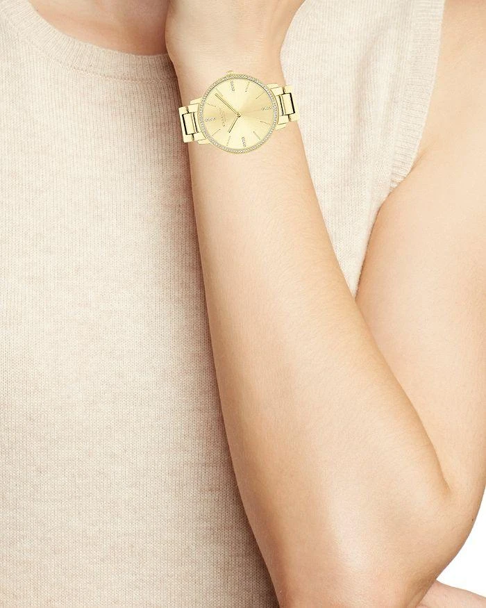 商品Coach|Audrey Gold-Tone Bracelet Watch, 35mm,价格¥2216,第4张图片详细描述