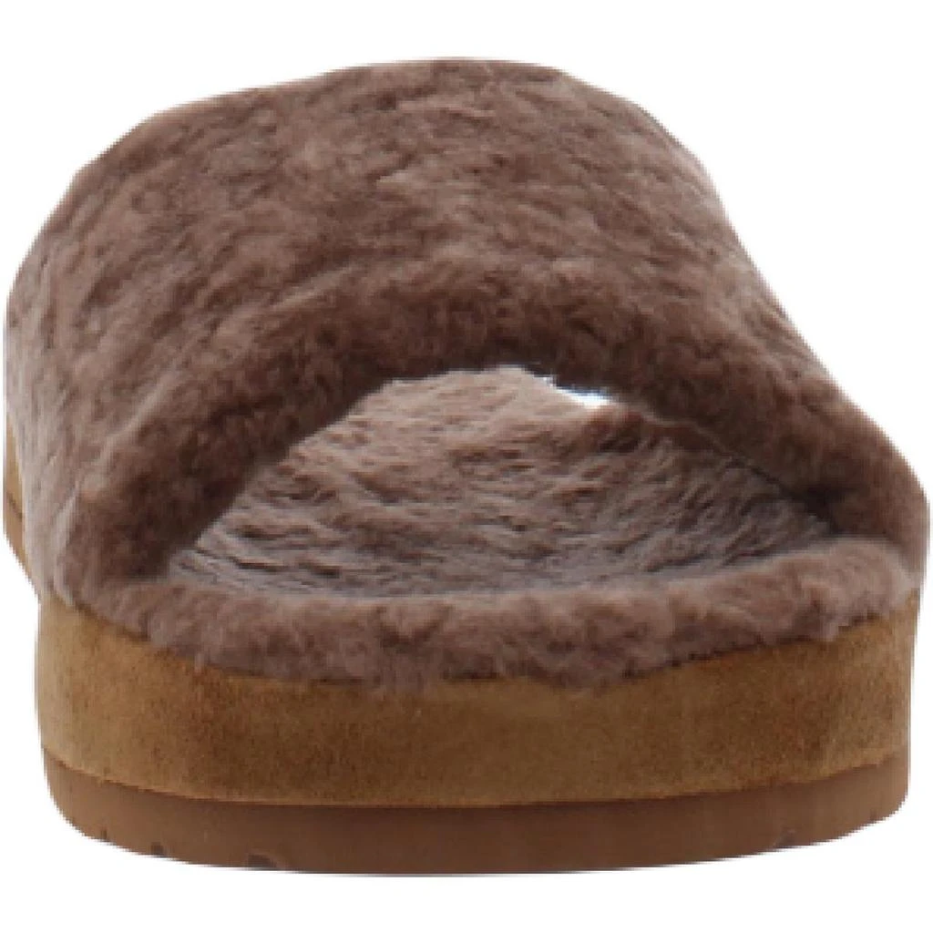 商品Vince|Vince Womens Kalina Genuine Fur Slip On Slide Sandals,价格¥364,第4张图片详细描述