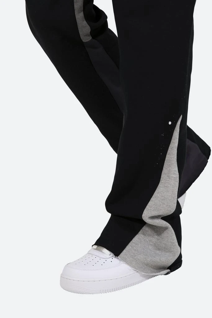 Contrast Bootcut Sweatpants - Black 商品