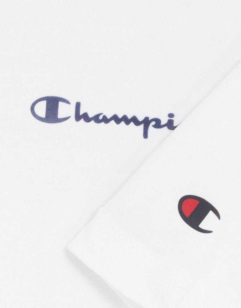 Champion small logo t-shirt in white商品第4张图片规格展示