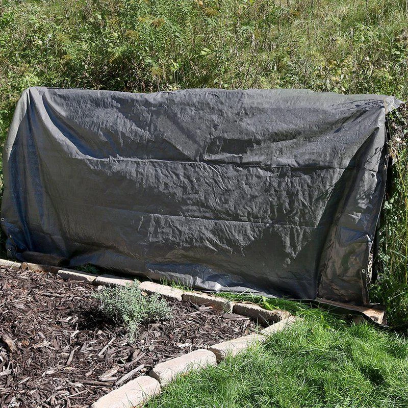 商品Sunnydaze Decor|2-Piece Heavy Duty Tarp Poly Waterproof Outdoor 20' x 30' Tent Boat Cover,价格¥1033,第2张图片详细描述