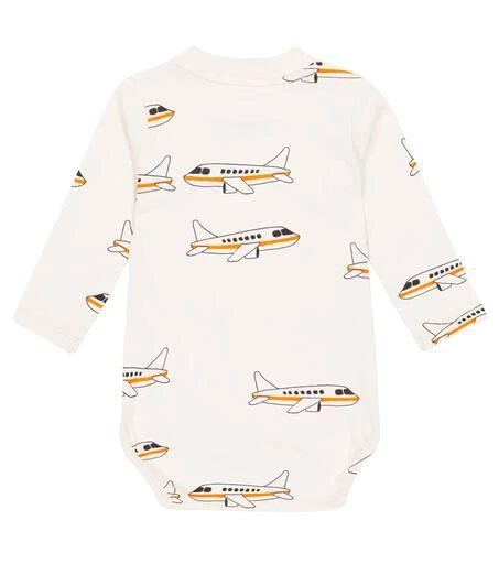 商品Mini Rodini|Baby Airplane cotton jersey bodysuit,价格¥198,第2张图片详细描述